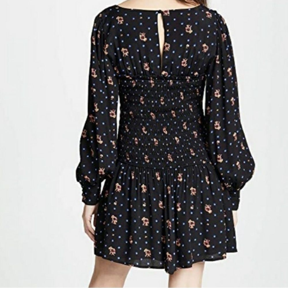 Free People Two Faces Long Sleeve Minidress Size Small NWT - Picture 2 of 9